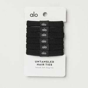 ALO Yoga Black Hair Ties 6-Pack